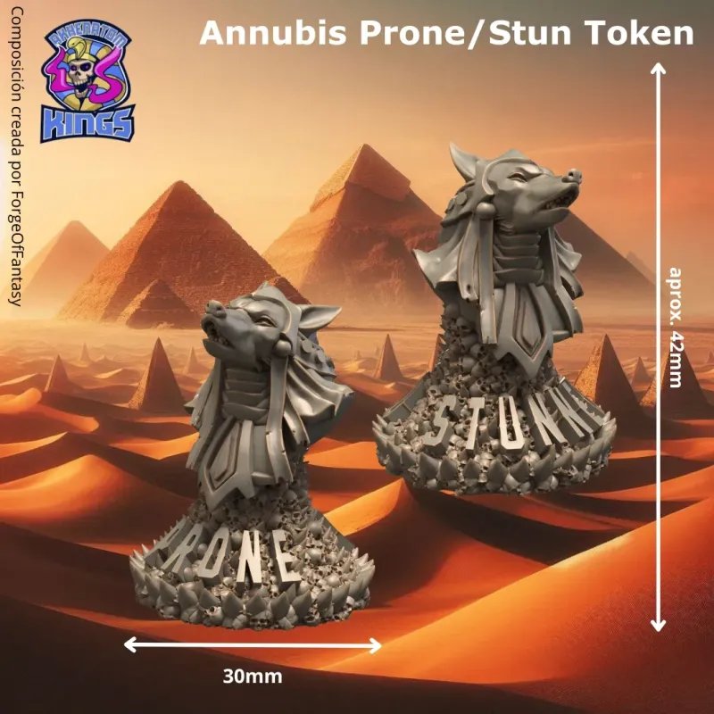 Big Child - Akhenatom Kings Tomb Guardian Prone/Stun Tokens