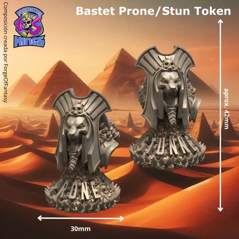 Big Child - Akhenatom Kings Tomb Guardian Prone/Stun Tokens