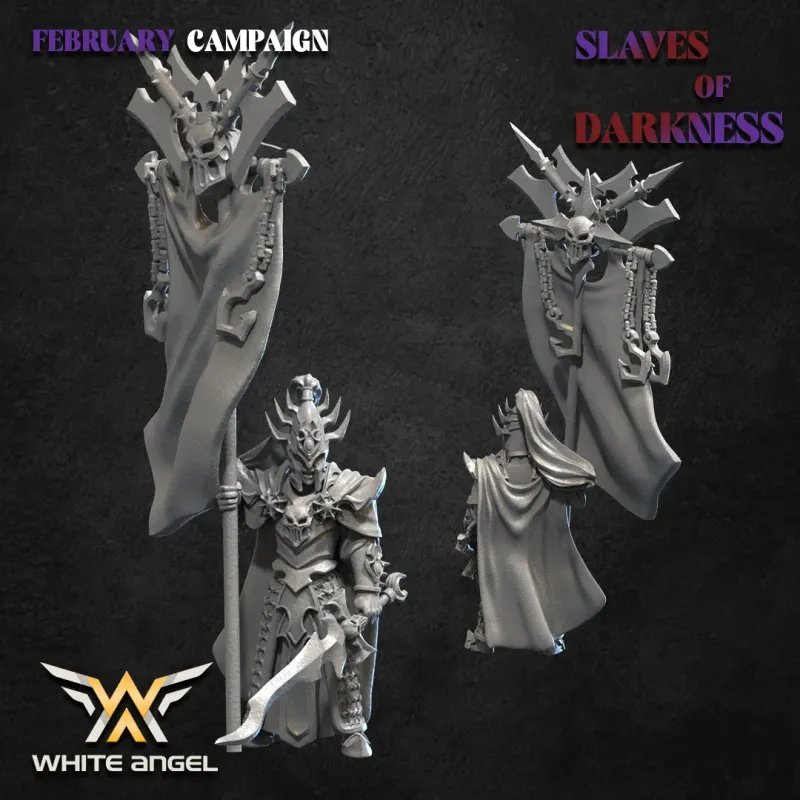 Slaves of Darkness - Dark Standard Bearer Hero