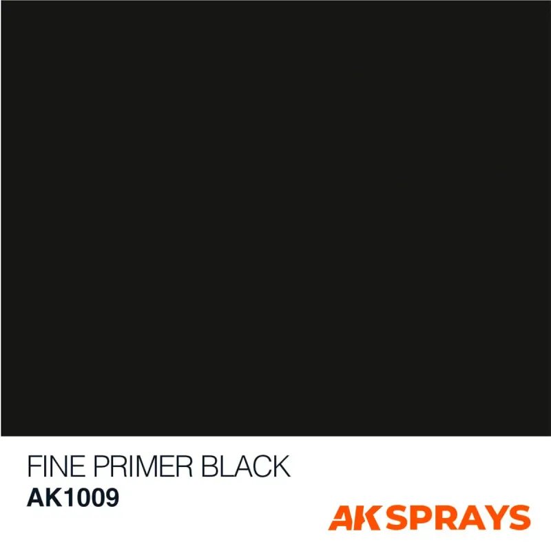 AK Imprimación fina Negra en spray