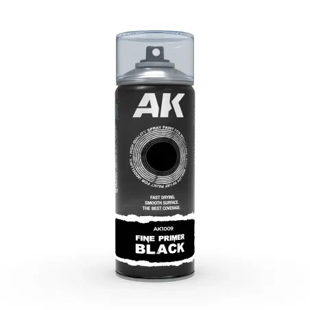 AK Imprimación fina Negra en spray