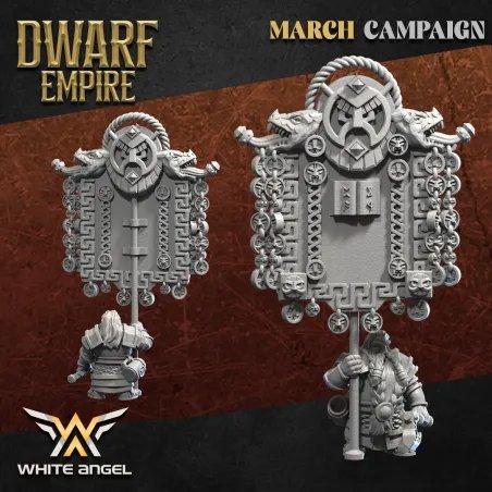 Dwarf Empire - Dwarf Banner Bearer