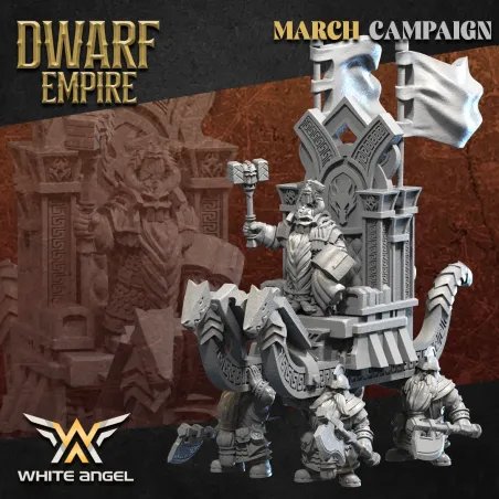 Dwarf Empire - Dwarf Emperor (throne)