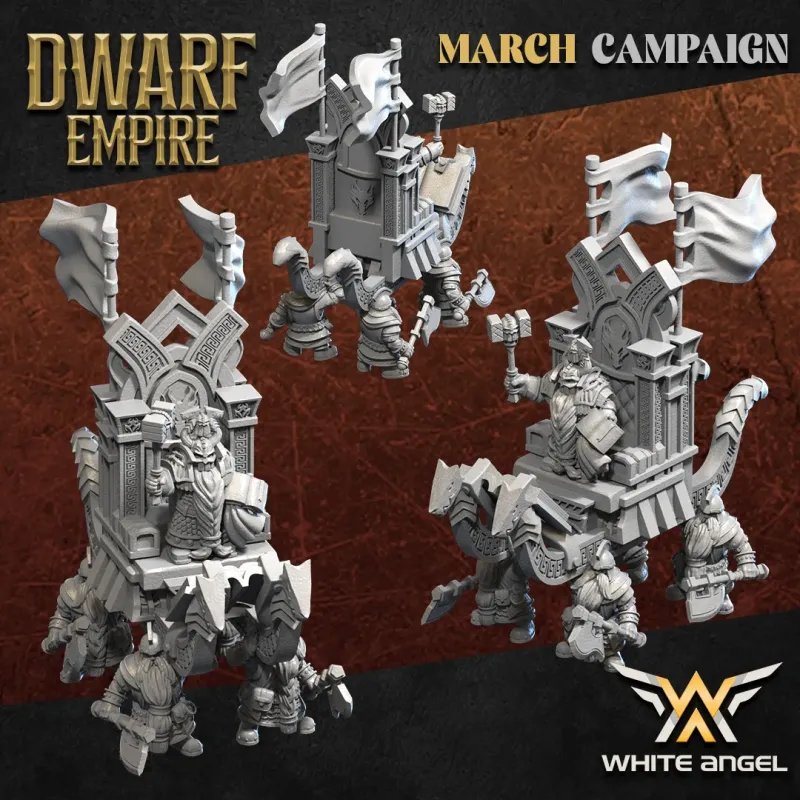 Dwarf Empire - Dwarf Emperor (throne)