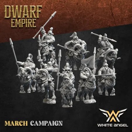 Dwarf Empre - Goat Riders