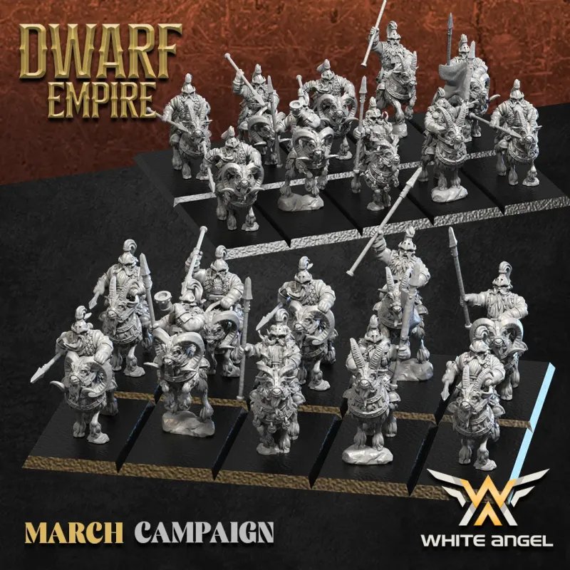 Dwarf Empre - Goat Riders