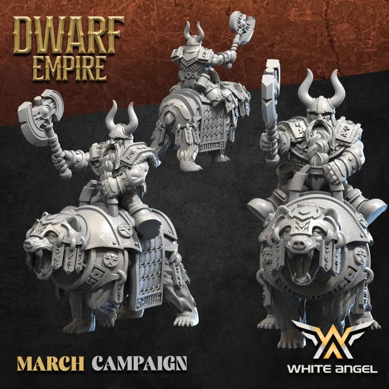 Dwarf Empre - Bear Riders