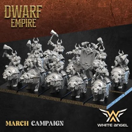 Dwarf Empre - Bear Riders