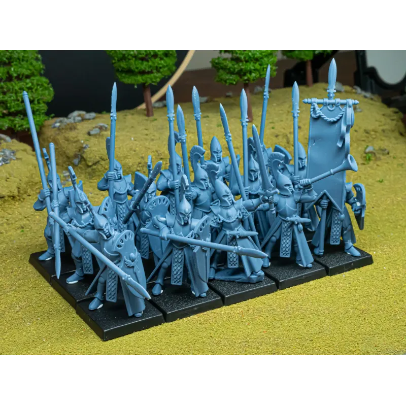 Highlands - Aegean Elf Spearmens