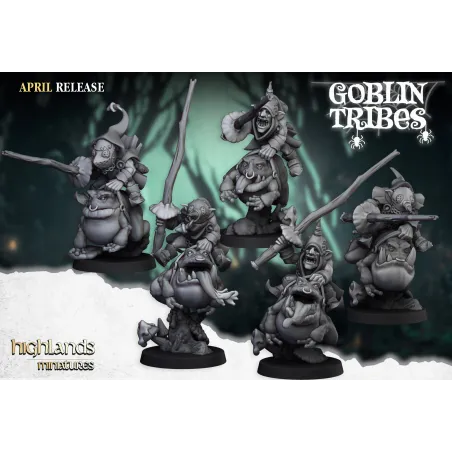 Highlands - Swamp Goblin Mounted (lances)