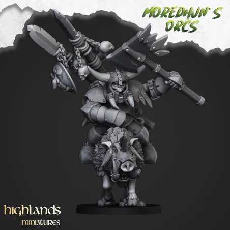 Highlands - Mounted Orc Chief