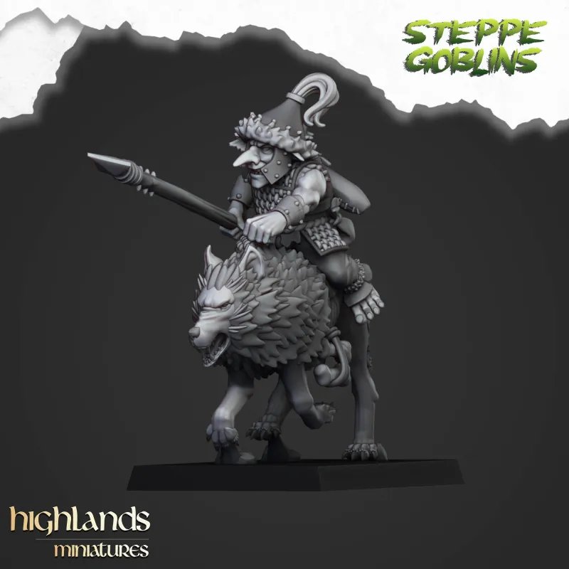 Highlands - Mounted Steppe Goblins (lances)