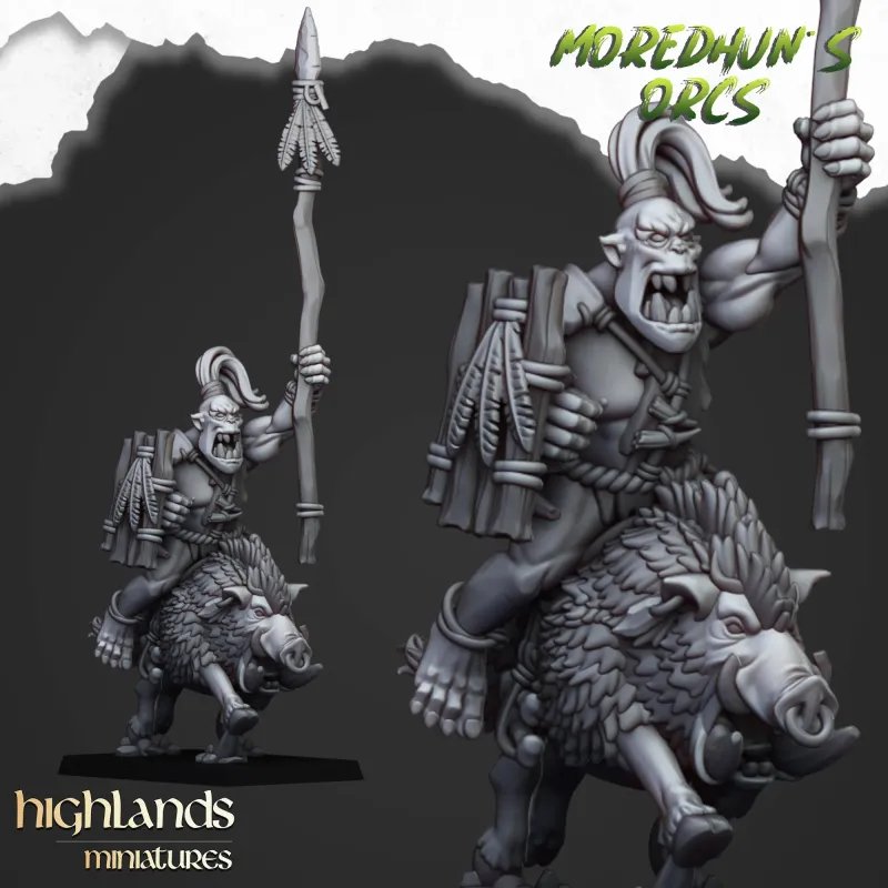 Highlands - Mounted Cave Orcs