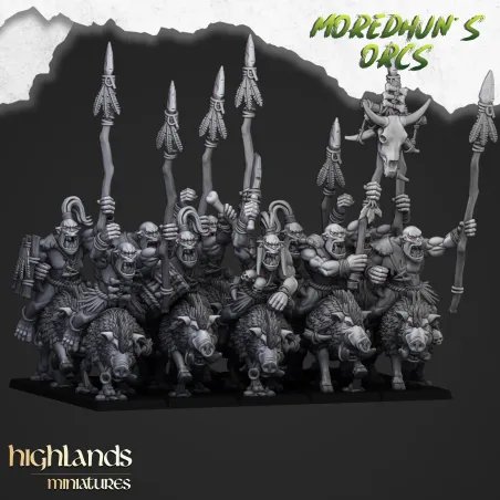 Highlands - Mounted Cave Orcs