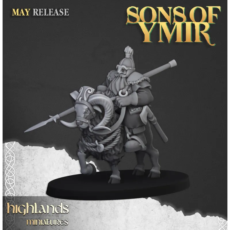 Sons of Ymir - Mounted Light Dwarves