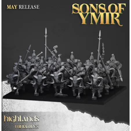 Sons of Ymir - Mounted Light Dwarves
