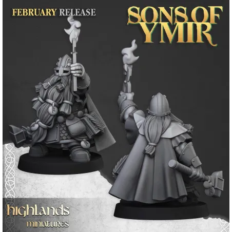 Sons of Ymir - Dwarf Runemaster (torch)