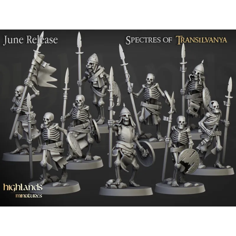 Transilvanya - Skeleton Warriors (spears)