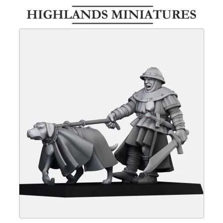 Gallia - Man at Arm with Hunting Dog