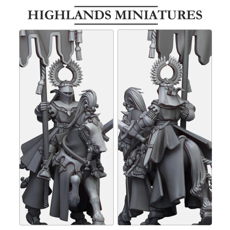 Gallia - Mounted Battle Standar Bearer