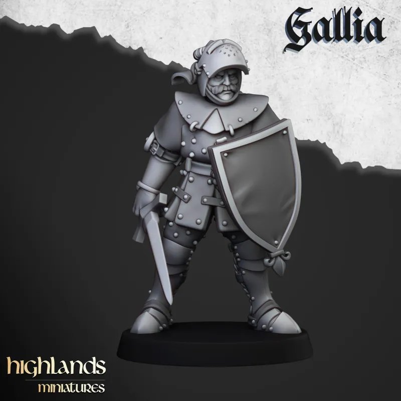 Gallia - Knights of Gallia on foot