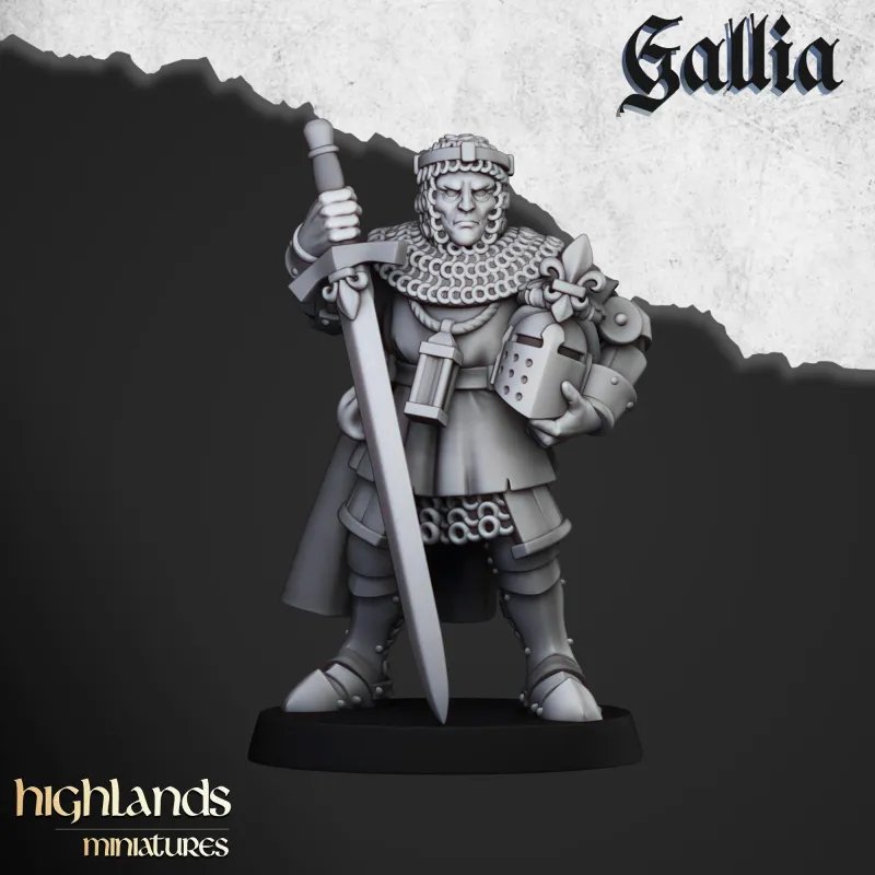 Gallia - Knights of Gallia on foot